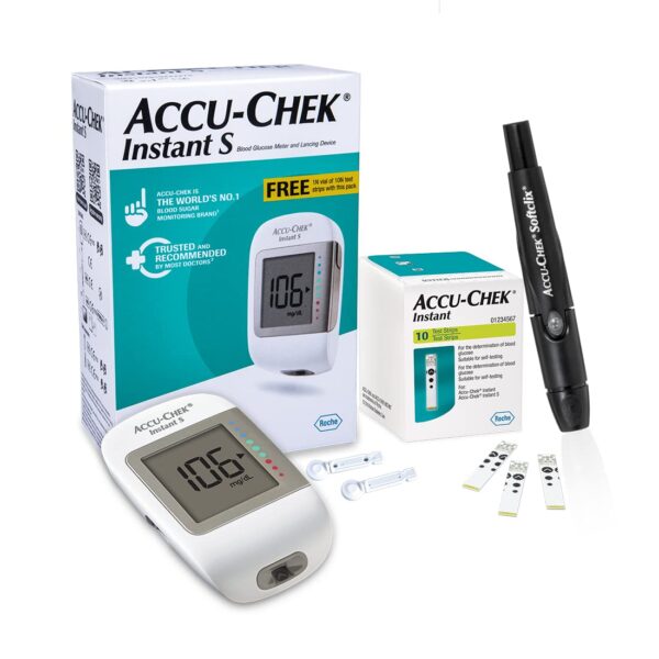 Glucometro Accu Chek Instant Digital Portátil