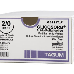 SUTURA DE ACIDO POLIGLICOLICO 3-0 x 36 sobres