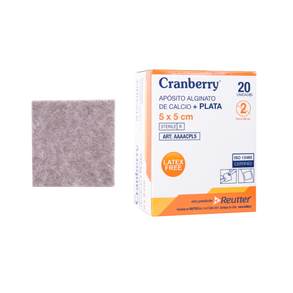Apósito Alginato Calcio 5x5 cja x 20