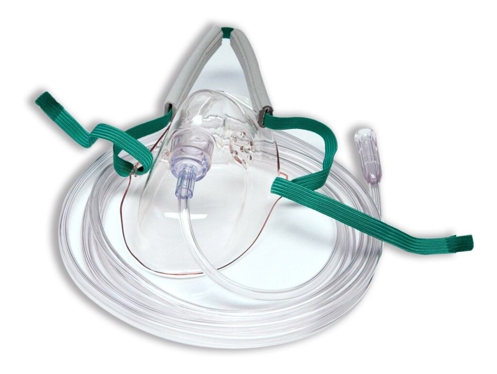Máscara Oxígeno Adulto Manguera