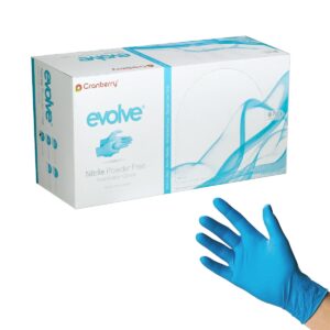 Guante nitrilo extra resistente azul sin polvo