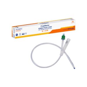 Sonda foley 2 vías 100% de silicona con balón