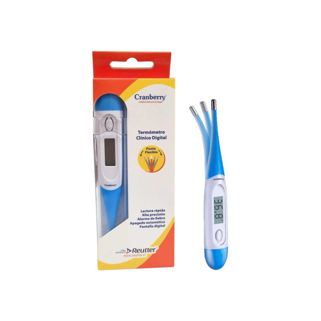 Termómetro clínico digital punta flexible