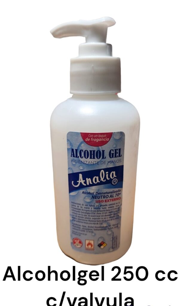 Alcohol gel 250 cc neutro 70%