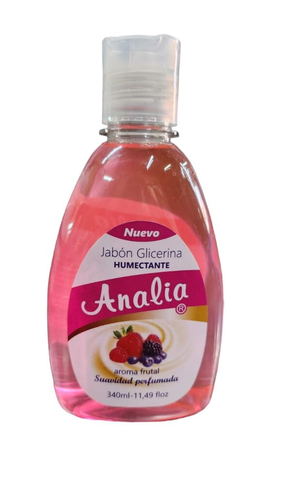 Jabón Glicerina humectante 340 ml aroma frutal